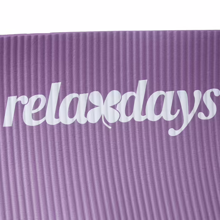 Relaxdays Yoga Mat, 1 cm thick, solid color
