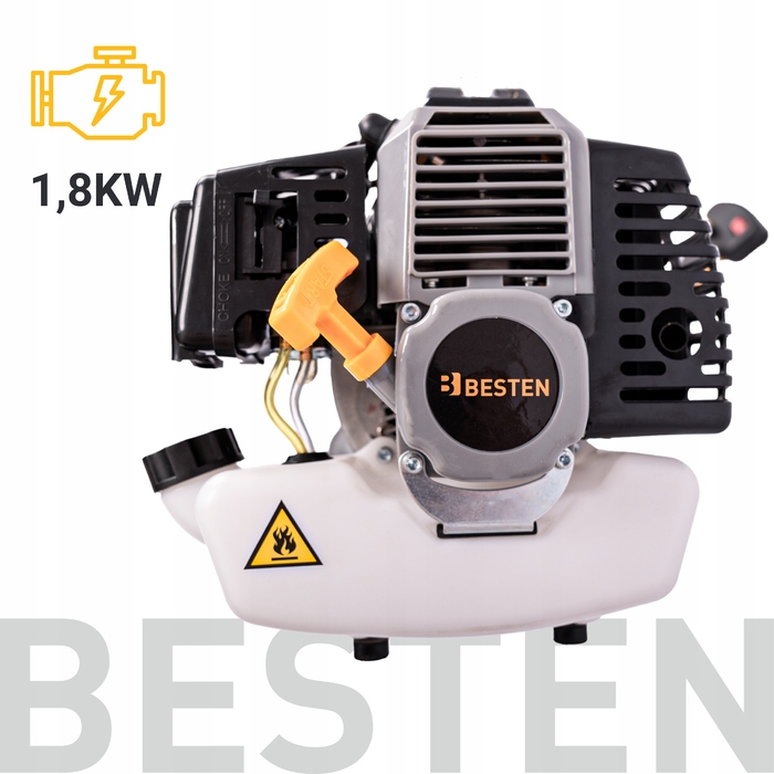 Мотокоса Besten 2,45 к.с., ширина косіння 42 см, вага 6,6 кг