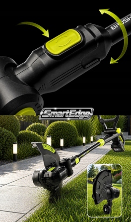 Акумуляторний тример для трави Toolme TM371 (21В) з безщітковим двигуном