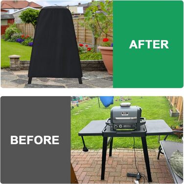 Чохол для гриля WELL GRILL для Ninja Woodfire OG701EU/OG850EU/OG901EU, водонепроникний, 600D, для електрогриля та аксесуарів (мультифункціональний захист)