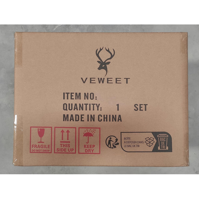VEWEET FIONA 100-Piece Dinnerware Set, 12 Place Settings, Porcelain Dinnerware Set consisting of dinner plates, dessert plates, soup plates, cereal bowls, coffee cups, coffee mug set, egg cups, milk and sugar set