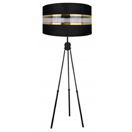 Підлоговий торшер-тринога Light E27 60 Вт, чорний