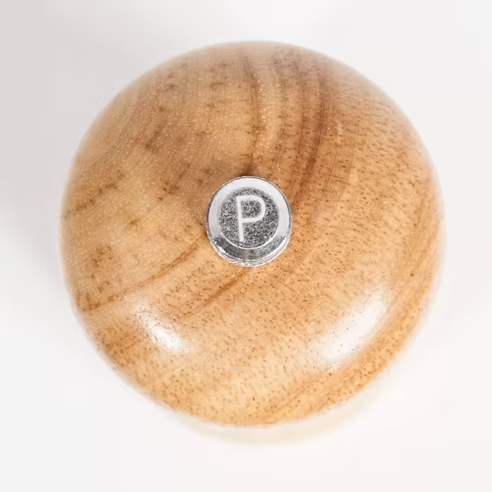 DeroTeno pepper mill made of rubberwood with ceramic grinder, H 16.5 cm