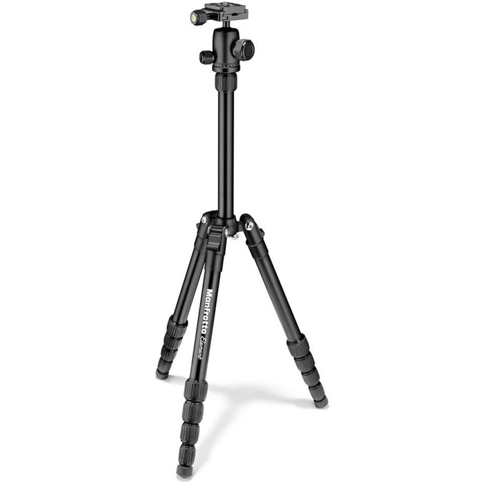 Штатив Manfrotto Element Traveller Carbon Kit чорного кольору, 143 см, алюмінієвий, одноногий