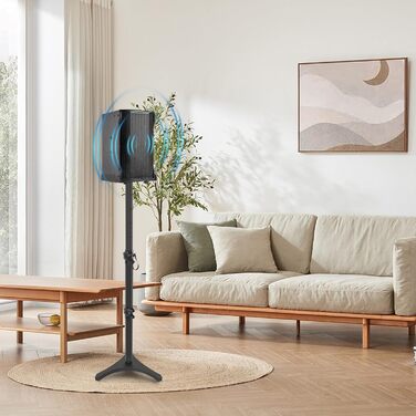 Підставка для колонок, 2 шт., регульована висота 86–127 см, з кабельною організацією, вантажопідйомність 3.6 кг, для малих колонок (PX3 3-P21)