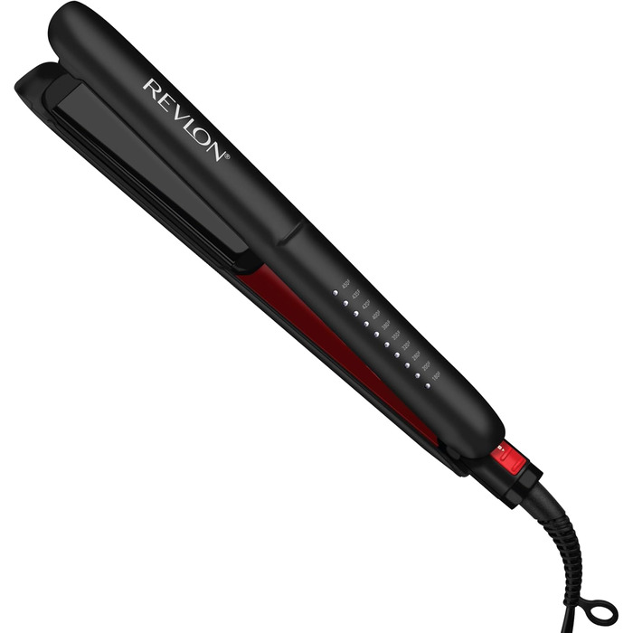 Revlon SmoothStay 25mm Coconut Oil Infused Flat Iron with Travel Pouch - RVST2211P