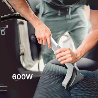 Пылесос Ufesa Eden 600 для миття та сушки, для автомобіля, килимів та диванів, з функцією миття вікон, 600 Вт, потужність всмоктування 15000 Kpa