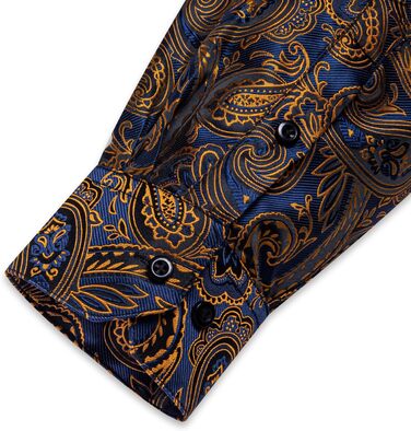 Набір аксесуарів для чоловіків DiBanGu: краватка-снуд, 3 кишенькові хустинки, запонки, кільце для краватки (чорний, синій, золотий)