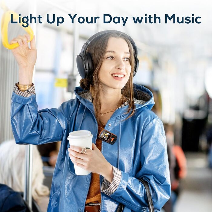 MP3 плеєр Bluetooth 5.3 Orange: Спорт, 16GB, Радіо, E-Book, Крокомір, Запис голосу, MicroSD до 128GB