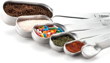 304 Stainless Steel Measuring Spoons Measuring Cups 13-Piece Set for Cooking