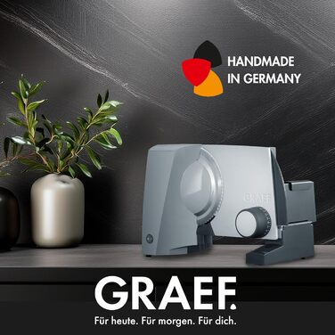 Подрібнювач для овочів та фруктів GRAEF Allesschneider G52 сірий матовий