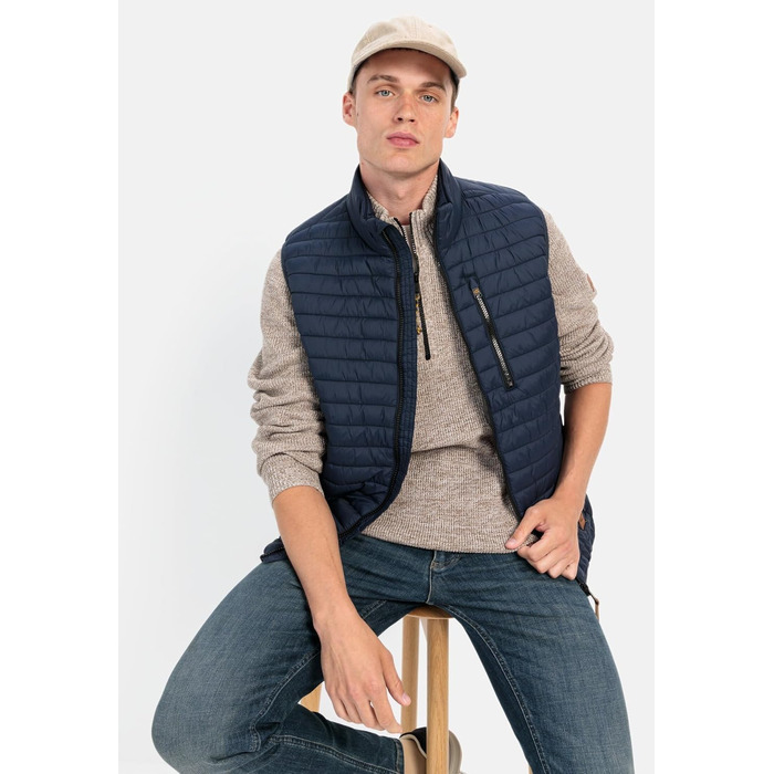 Жилет чоловічий camel active з переробленого поліаміду 62, темно-синій