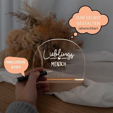 Wonderwish - Personalized Night Light for Babies - Individual Nightstand Lamp for Children - Personalized Gifts for Kids - Baby Gift - New Baby Gift (Universal)
