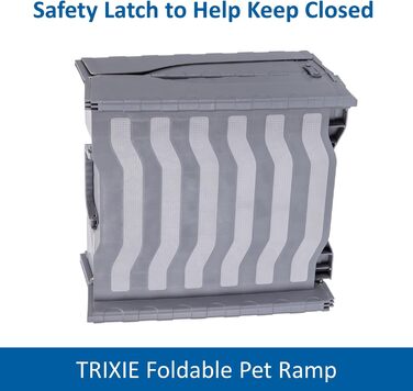 Рампа для собак Trixie Petwalk, 38x100 см, чорна, складна