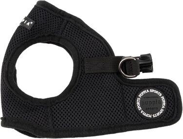 Нагрудник для собак Puppia, чорний, L - м'яка жилетка, підходить для цуценят та собак середніх розмірів