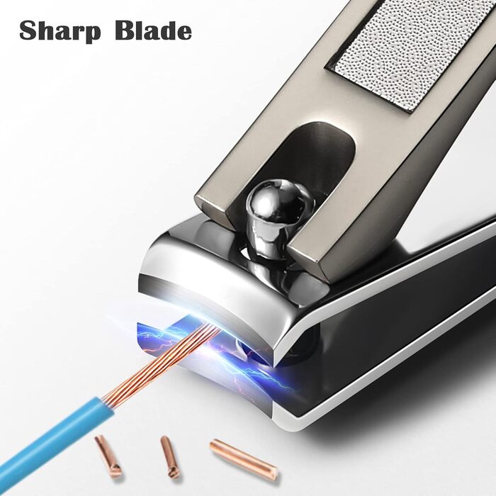 Набір для стрижки нігтів BEZOX 3 шт. з нержавіючої сталі для товстих нігтів. Професійний нігтеріз, ножиці для нігтів. Гострий та гладкий зріз. Підходить для нігтів на руках та ногах (пряма/вигнута/скошена клинка). Колір: Темне золото