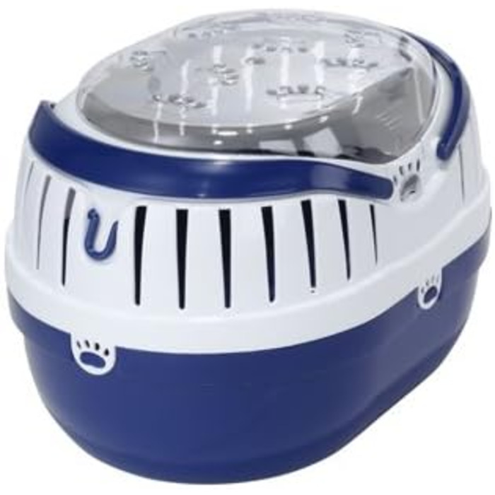 Транспортний бокс для тварин Europet Bernina Paw, блакитний, 35 x 25 x 25 см