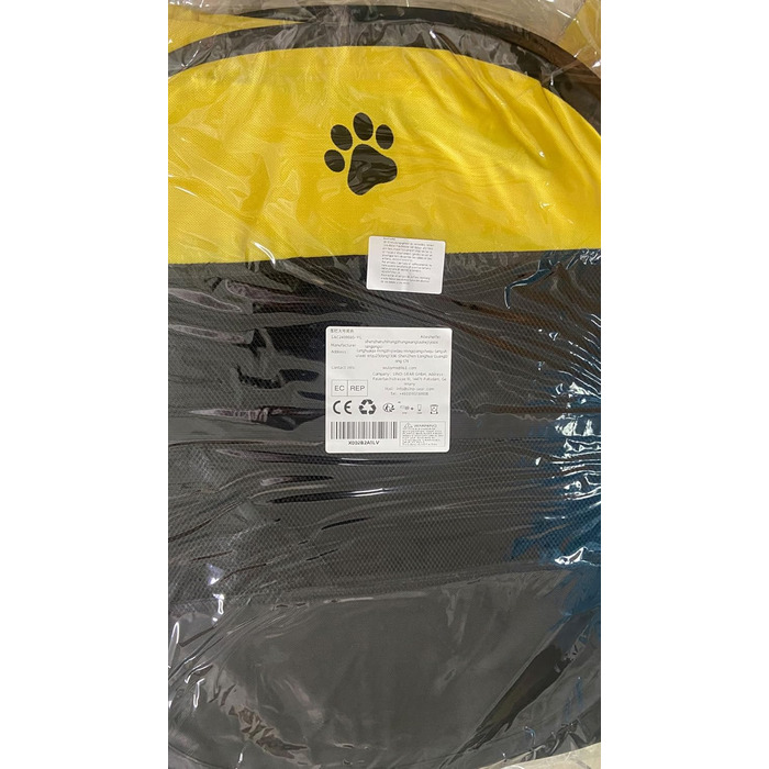 Клітка-вигул для цуценят та котів, клітка-вигул для собак, клітка для тварин (жовто-чорний, 6, 114x114x58 см)