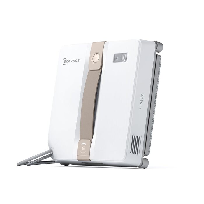 ECOVACS WINBOT Mini - робот для миття вікон, компактний, з ультразвуковим розпиленням, сірий (Mini Weiß)