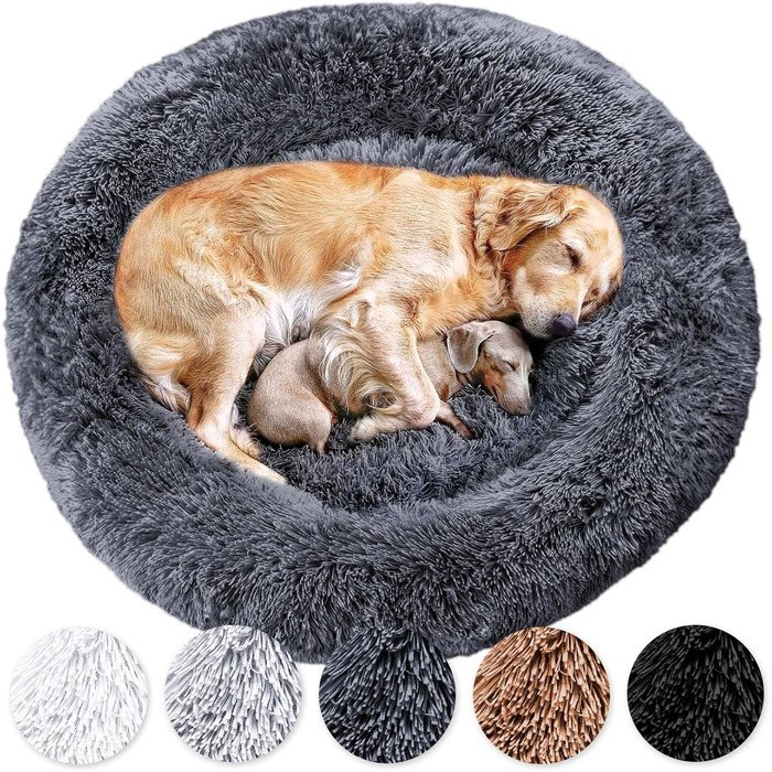 Кругле собаче ліжко 