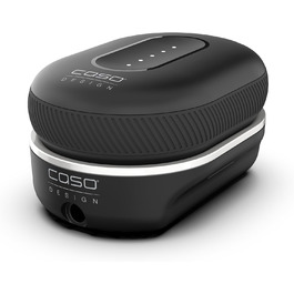 CASO Click & Mash: бездротовий 4-в-1 стаціонарний блендер, акумуляторний, для пюрування, подрібнення, збивання та спінювання молока, 6000-13000 об/хв, з зарядною станцією та акумулятором