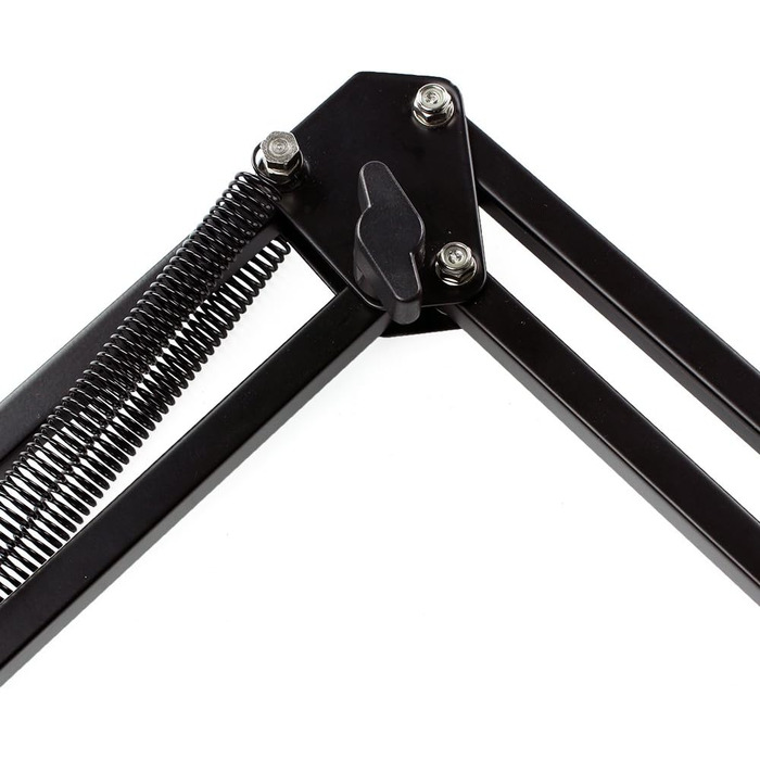 Стійка для мікрофона RockJam MS050 з шарнірною консоллю, компактна, з міцної сталі