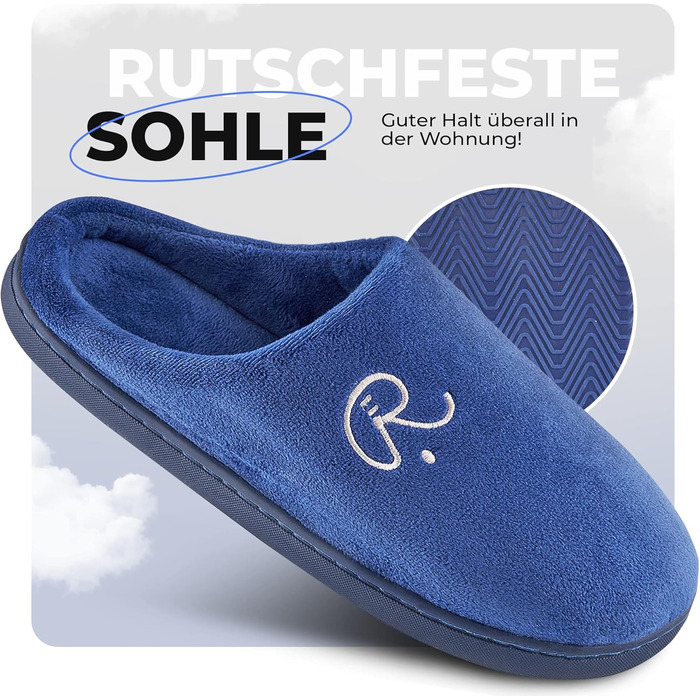 Тапочки домашні жіночі та чоловічі, розмір 35-48, неслизькі для дому та гостей | Виберіть свій колір | Зимові, літні, для дому та вулиці, блакитні, EU 37/38