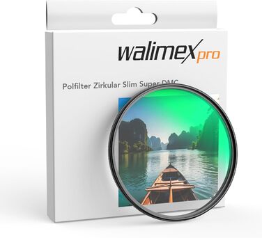 Поляризаційний фільтр Walimex Pro Zirkular Slim (52mm, Super DMC Slim) з захисним чохлом