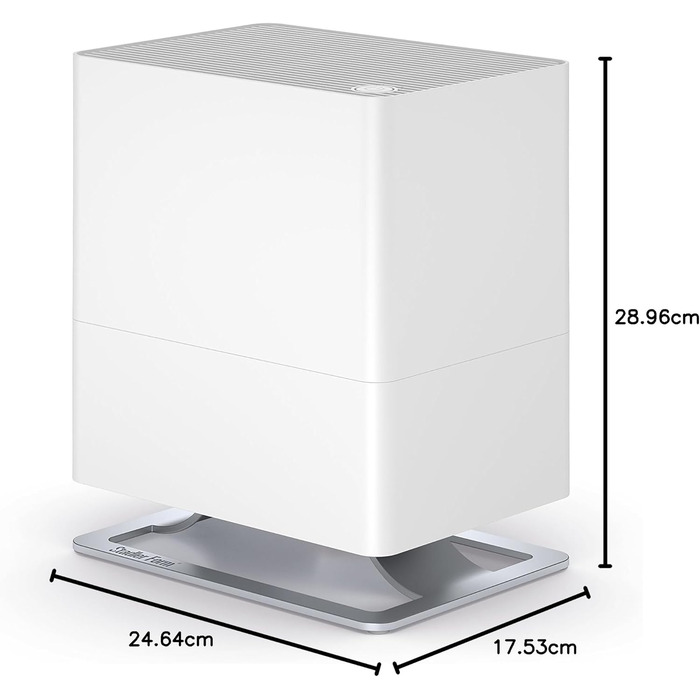 Зволожувач повітря Stadler Form Oskar little - тихий, енергоефективний, з автовимкненням та LED-підсвічуванням (білий)