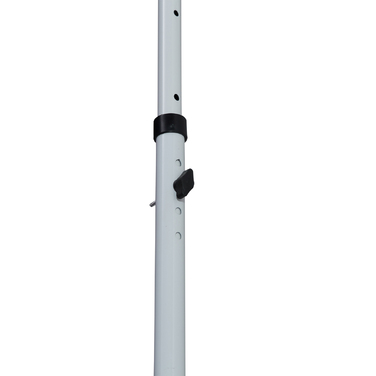 Outsunny Розкривна тканина з регулюванням висоти 200x150 см сірого кольору з алюмінію для балкона та тераси