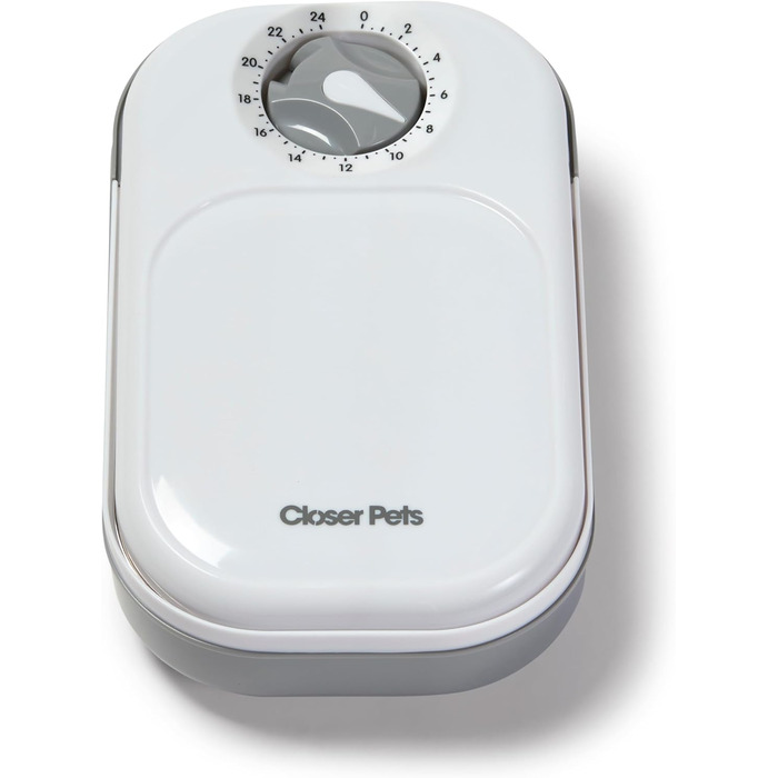 Автоматичний годівниця для котів та маленьких собак Closer Pets C100 з таймером – до 400 г, з нержавіючою чашею