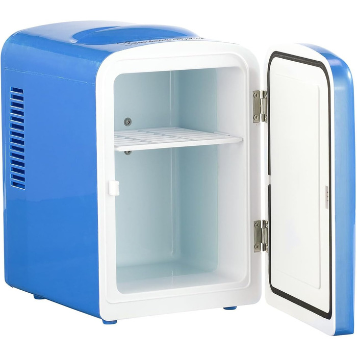 Портативний міні-холодильник Rosenstein & Söhne: 4 літри, 12/230V, з функцією підігріву, блакитний