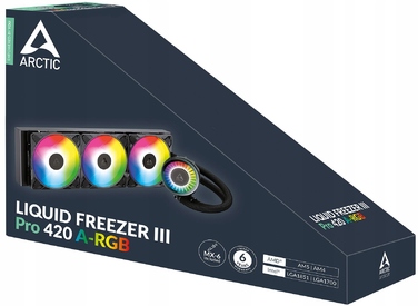 Рідинне охолодження Arctic Liquid Freezer III Pro 420 ARGB Black (ACFRE00185A)