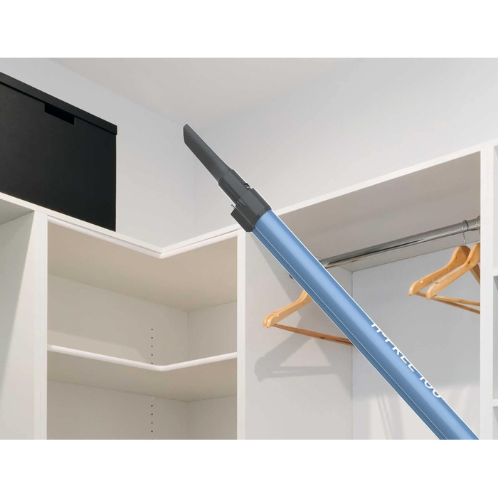 Пилголом Hoover HF122PTA011, вузький, сірий/блакитний