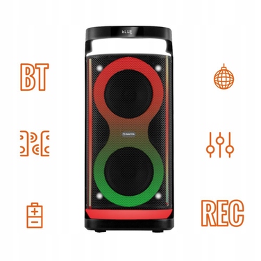Портативна караоке-система Bluetooth Power Audio Manta ARGOS, 100 Вт, з мікрофоном
