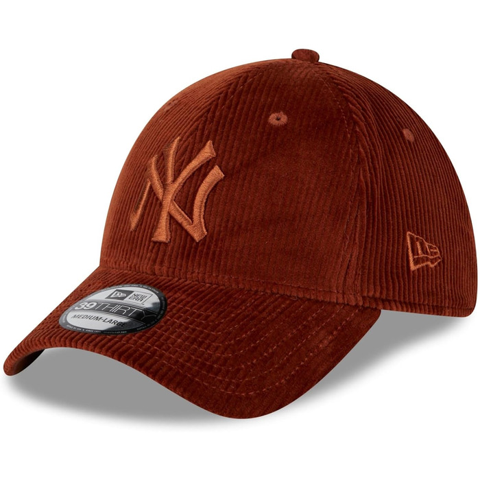 Кепка New Era New York Yankees MLB Wide Cord Brown 39Thirty Stretch S-M, 3930-Yankees-brown#32968