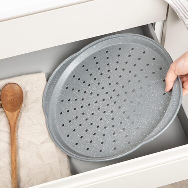 Форма для випічки SALTER, діаметр 24 см, з антипригарним покриттям, знімний дно, для тортів, кексів та кішів, з вуглецевої сталі