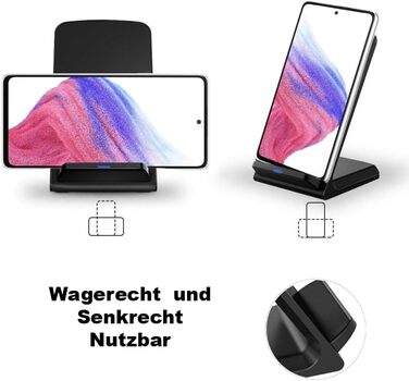 Бездротовий зарядний пристрій Qi для Motorola Edge Razr 50 40 30 G14 G73 G53 G54 G84 5G Neo Pro Ultra I - док-станція, підставка