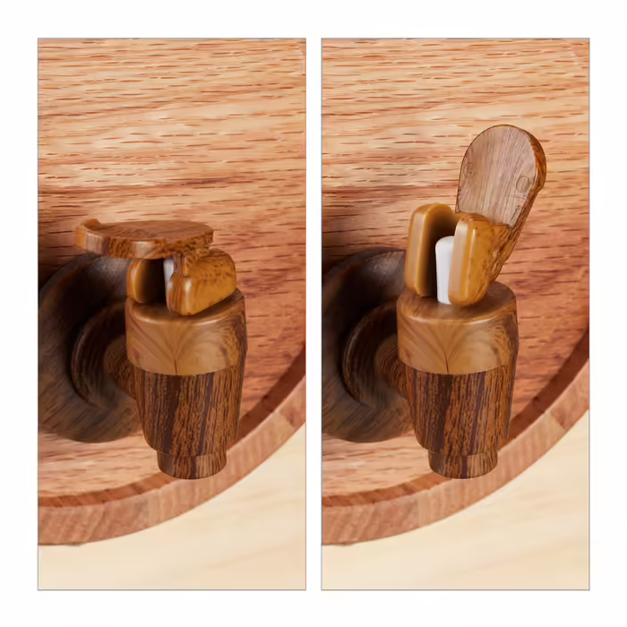 Relaxdays Schnapsfass made of oak wood