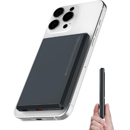 Power Bank YISH Mag-Safe 5000mAh: Бездротова зарядка, PD 20W, USB-C, сумісний з iPhone 17/16/15/14/13/12 Pro Max/Pro/Mini