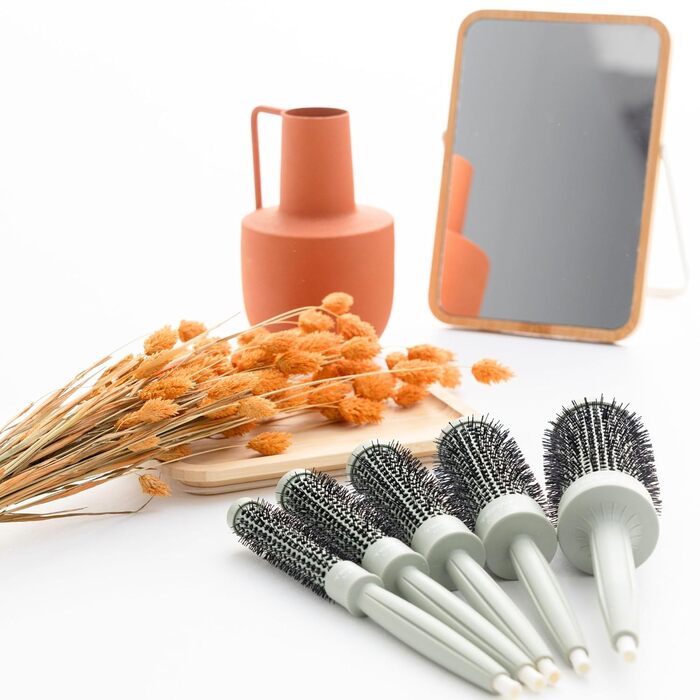 Набір термощіток для волос TERMIX Nature Profi-Rundbürsten-Set (5 шт., діаметри 17-43 мм) з іонізацією та технологією PURE TECH