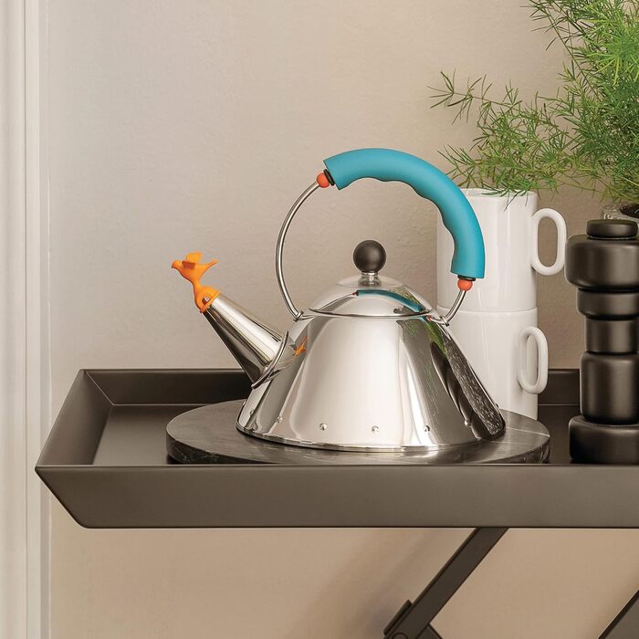 Alessi Water Kettle 1 Lt. Laz, light blue - 9093/1 Laz [1]