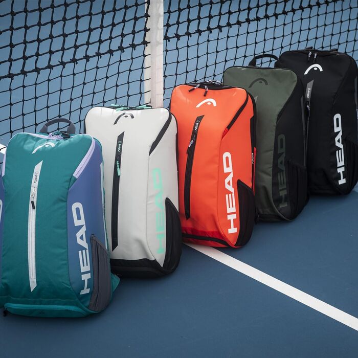 Рюкзак HEAD Tour Backpack 25L чорний/білий (флуоресцентний помаранчевий)
