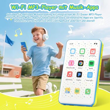 MP3 плеєр 128GB з Bluetooth та WiFi, 4.0
