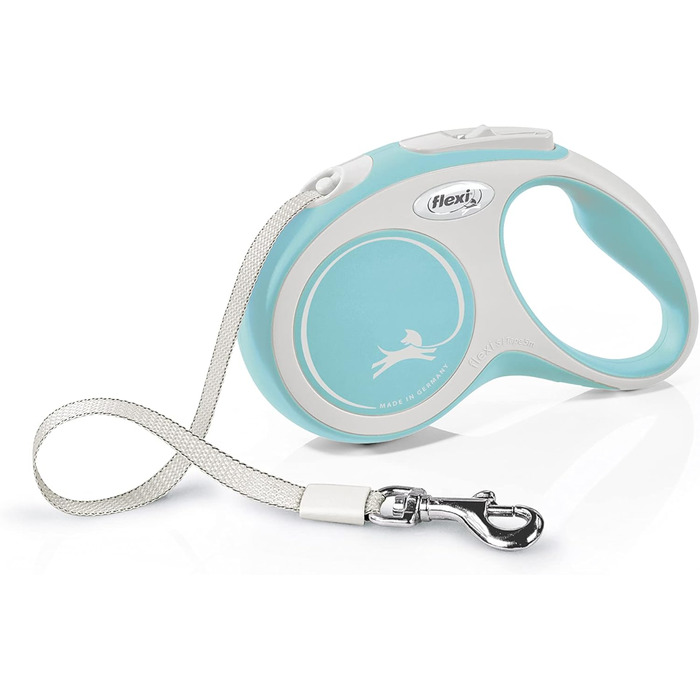 Flexi Comfort L рулетка для собак до 50 кг, 8 м, світло-блакитна
