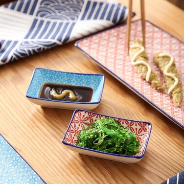 Набір посуду Vancasso HARUKA Sushi Set (8 предметів) для суші, порцеляна, японський стиль, для 2 осіб