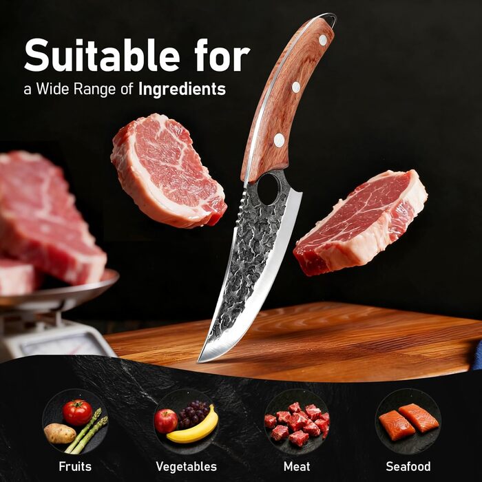 Набір професійних кухонних ножів з нержавіючої сталі - ідеальний подарунок для кухаря, чоловіка, батька на День Святого Валентина, День народження