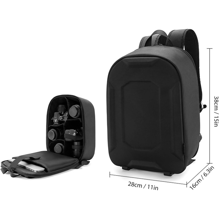 Рюкзак для камери Andoer: водонепроникний фоторюкзак для DSLR/SLR з відділенням для ноутбука 13,3