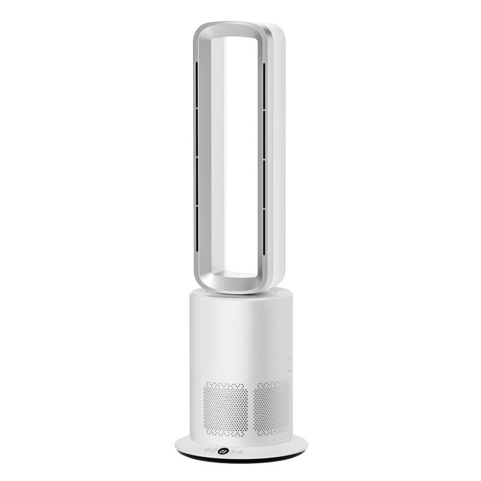 Безлопатевий вентилятор-нагрівач TP18Pro 2-в-1: 10 режимів охолодження, 3 - обігріву, пульт та сенсорне керування, тихий DC-двигун