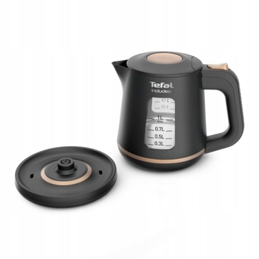Електричний чайник Tefal KI533811, 2400 Вт, 1 л, чорний